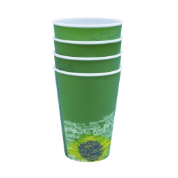 Jg. Com 4 Copos Verdes 3D 450ml - Brasil