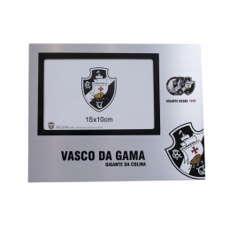 Porta Retrato AlumÃ­nio 1 Foto 10x15cm - Vasco