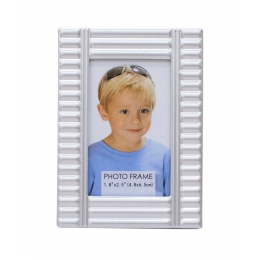 Mini Porta Retrato AlumÃnio Relevo Horizontal 1 foto 4.8x6.5cm