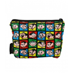 Necessaire Rostos Coloridos 14x4x20cm - Turma Da MÃ´nica