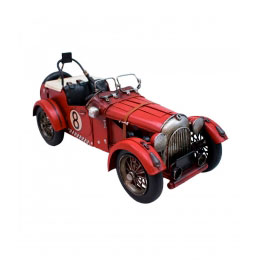 Miniatura Carro Vermelho Estilo Retrô