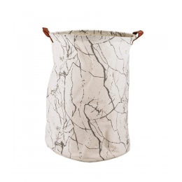 Porta Objetos Cesto Roupas Branco 44x37cm