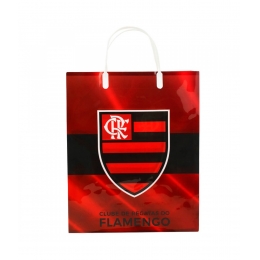 Sacola De Presentes Cores Time 33x9x27cm - Flamengo