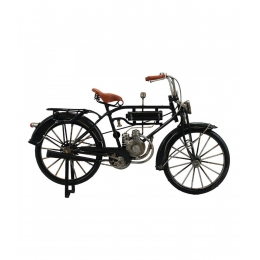 Bicicleta Motorizada Preta 18x32x7.5cm Estilo RetrÃ´ - Vintage