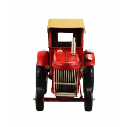 Trator Vermelho 19x27x15cm Estilo RetrÃ´ Vintage