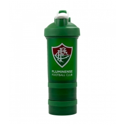 Garrafa Shakeira Mola 2 Compartimentos 500ml - Fluminense