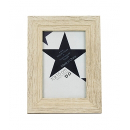 Porta Retrato Madeira Marrom Claro 1 Foto 10x15cm