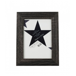 Porta Retrato Madeira Marrom Escuro 1 Foto 13x18cm