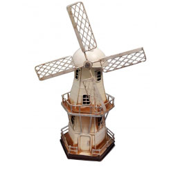 Miniatura Moinho Branco Vintage