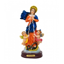 Nossa Senhora Desatadora De NÃ³s 15cm - Enfeite Resina