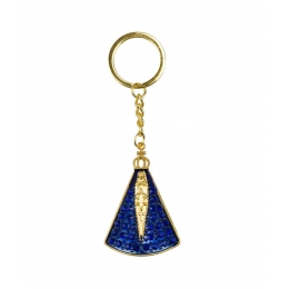 Chaveiro Nossa Senhora Aparecida Dourada 6cm