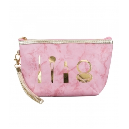 Necessaire Rosa Maquiagem 14x8x23cm