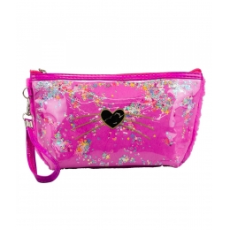 Necessaire Pink Pelinho Gato 13x7x25cm