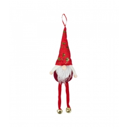 Papai Noel PÃ©s Sinos 35cm Modelo B - Enfeite Natalino