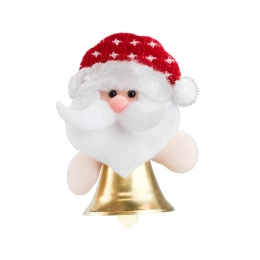 Papai Noel Sino Dourado 11cm - Enfeite Natalino