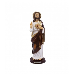 Sagrado CoraÃ§Ã£o De Jesus 31cm - Enfeite Resina