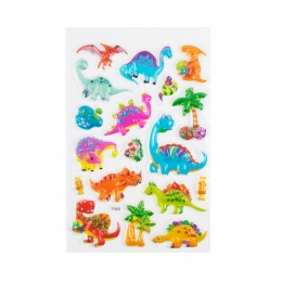 Cartela Adesivos Dinossauros