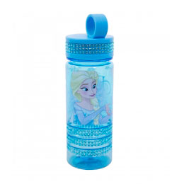 Garrafa Azul com Brilho Elsa Frozen 500ml Disney