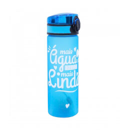Garrafa Azul Beba Mais Água 600ml