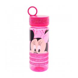 Garrafa Rosa com Brilho Minnie 500ml Disney