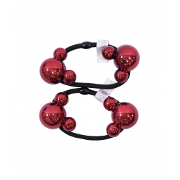 Jg 2 ElÃ¡sticos Vermelhos Para Cabelo Mickey & Minnie - Disney