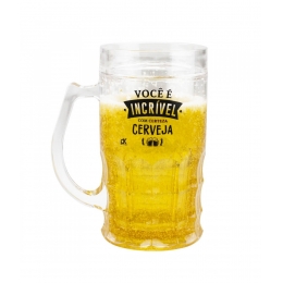 Caneca VocÃª Ã IncrÃ­vel Com Cerveja 400ml - Projeto Kiwi