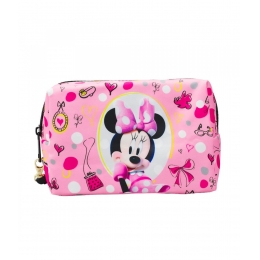 Necessaire Retangular Rosa Minnie 11x9x18cm - Disney