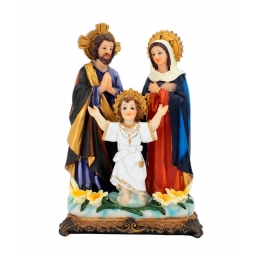 Sagrada FamÃ­lia 20cm - Enfeite Resina