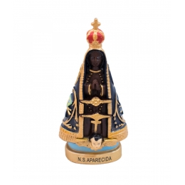 Nossa Senhora Aparecida 9cm - Enfeite Resina