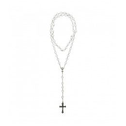 TerÃ§o Branco Contas CoraÃ§Ã£o CÃ¡lice 53cm