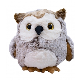 Coruja Olhos Amarelos 26cm - PelÃºcia