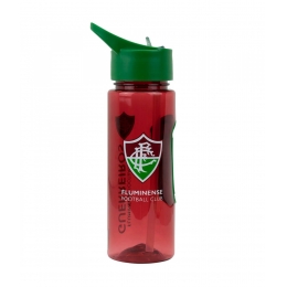 Garrafa de PlÃ¡stico Com Canudo de 700 Ml - Fluminense