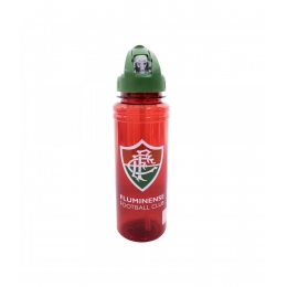 Garrafa de PlÃ¡stico Com Canudo de 700 Ml- Fluminense