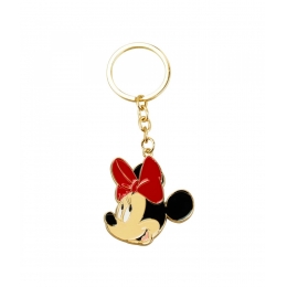 Chaveiro Metal Enfeite Rosto Minnie-Disney