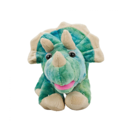 Dinossauro de PelÃºcia Verde Triceratops