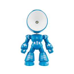 Mini LuminÃ¡ria RobÃ´ Azul Com ImÃ£