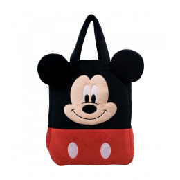 Bolsa de Pelúcia com Rosto da Mickey