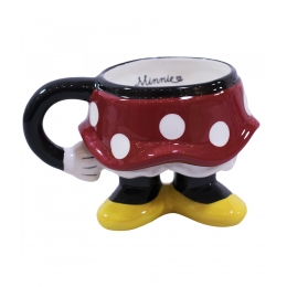 Caneca Porcelana 3D Corpo do Minnie