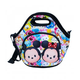 Bolsa Tï¿½rmica Colorida com Alï¿½a Mickey e Minnie TsumTsum Disney