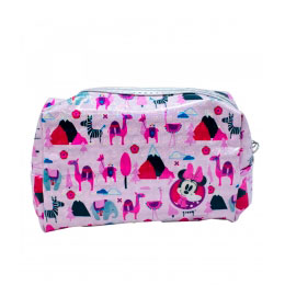 Necessaire  Rosa Minnie e Lhama  Disney