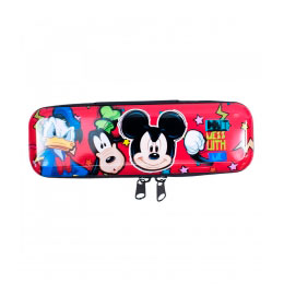 Estojo Metal Vermelho Mickey Sorrisï¿½o- Disney