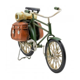 Bicicleta Verde 2 Bolsas