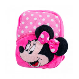 Mochila de Pelucia Rosa Minnie Disney