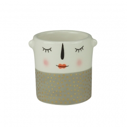 Cachepot Cerï¿½mica Puppet Shy Girl