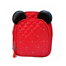 Mochila Vermelha com Orelha Mickey Disney